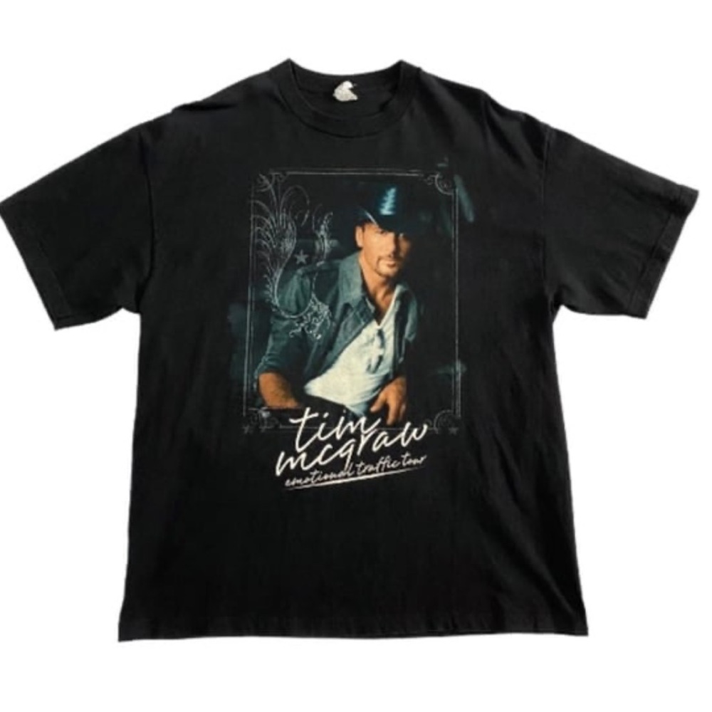 Tim McGraw Emotional Traffic Tour T Shirt Mens XL Country Music Concert